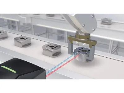 Koreksi Jarak Fokus Penandaan selama Transfer Robotik