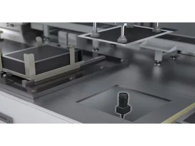 Pengecekan Posisi Lapisan Laminasi Baterai