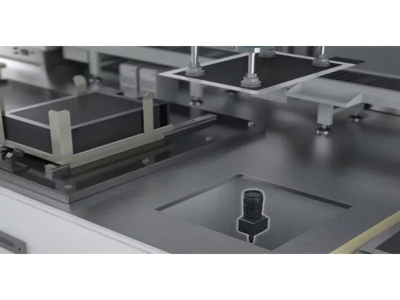 Pengecekan Posisi Lapisan Laminasi Baterai