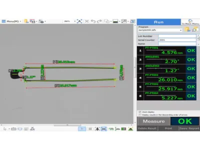 Mengukur Lengkungan Kabel Komponen Elektronik