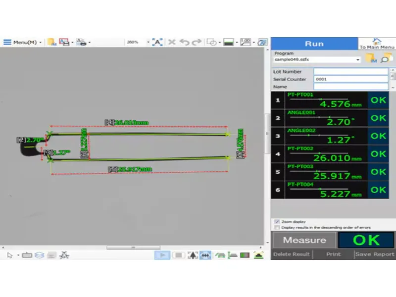 Mengukur Lengkungan Kabel Komponen Elektronik