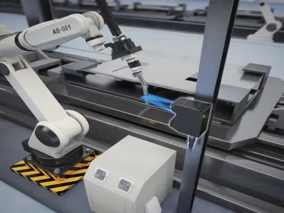 Pengukuran Getaran Sisa di Robot