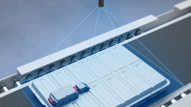 Label Baterai Otomotif Isi Ulang OCR dan Inspeksi Posisi