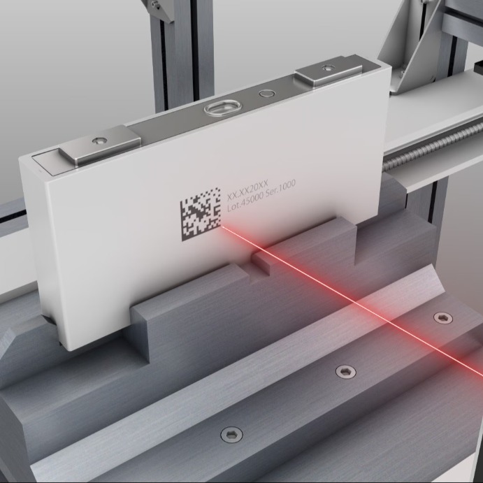 Penandaan Kode 2D pada Kotak Penutup Baterai