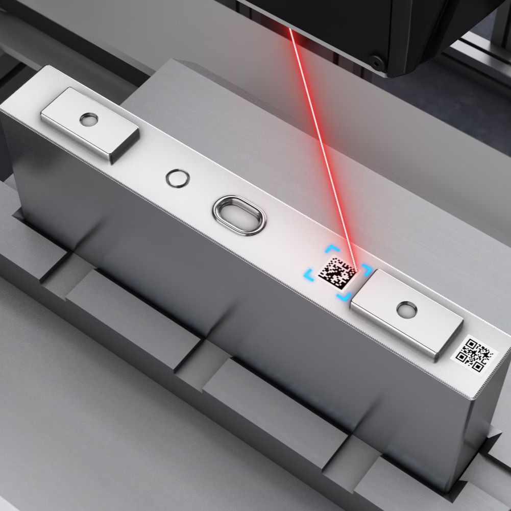 Penandaan Kode 2D pada Tutup Baterai