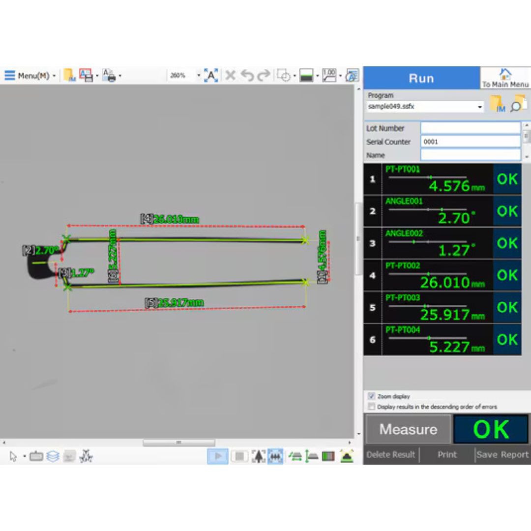 Mengukur Lengkungan Kabel Komponen Elektronik