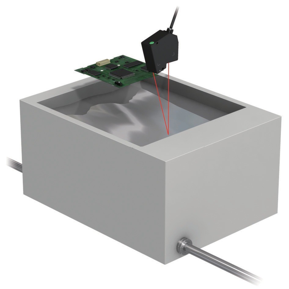 Pengukuran Ketinggian Permukaan Cairan di Solder Pot